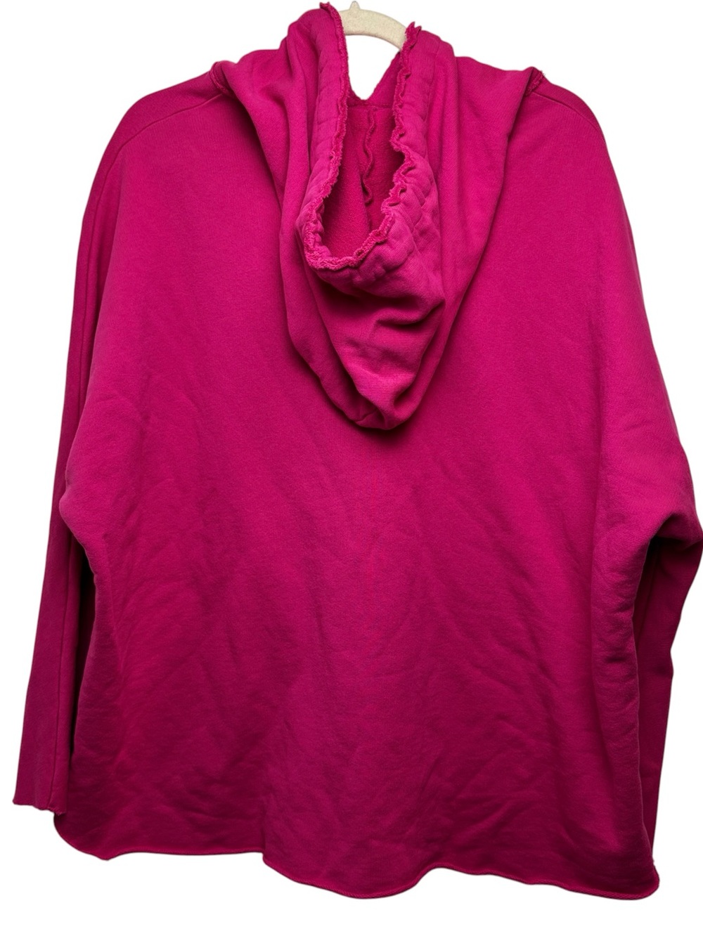 Frank & Eileen Kane capelet rare hot pink oversized hoodie coastal grandmother - Picture 2 of 7